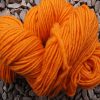 1840 Orange Pure Wool Knitting Yarn