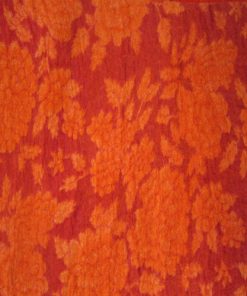 3mm Fabric On Soft Wool Felt Orange