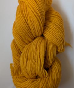 Golden Yellow knitting yarn in 100% pure virgin wool