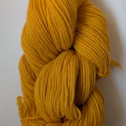 Golden Yellow knitting yarn in 100% pure virgin wool