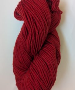 Ruby Red knitting yarn in 100% pure virgin wool